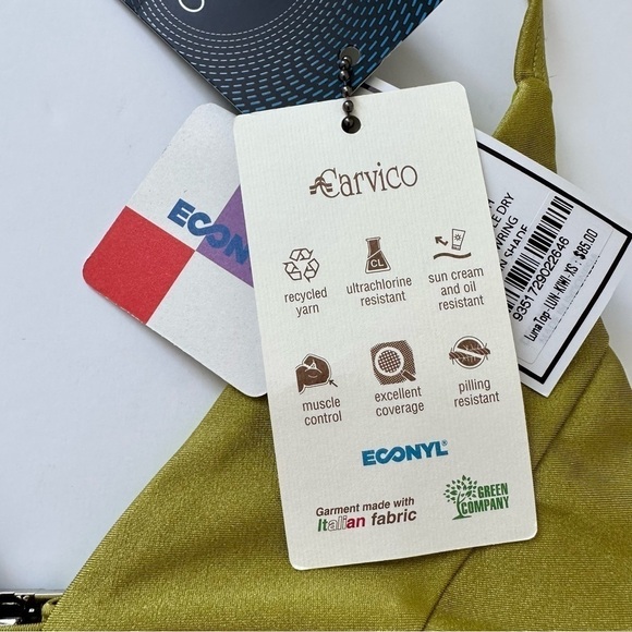 FAE LUNA BIKINI TOP KIWI NWT XS - Picture 4 of 7